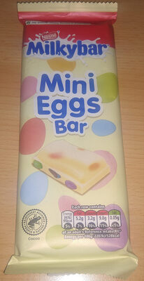 Mini Eggs Bar front packaging