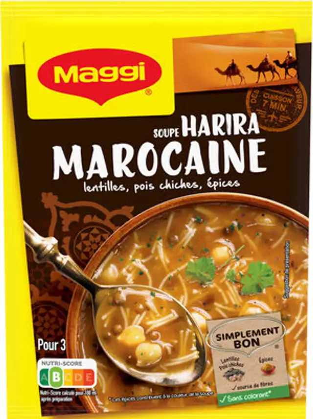 Soupe harira marocaine front packaging