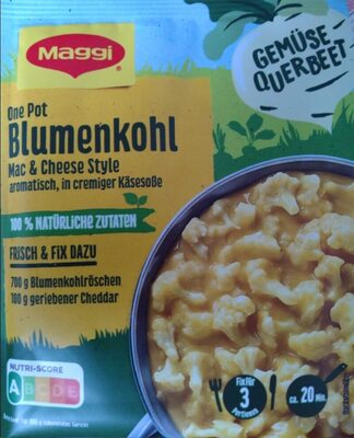 One Pot Blumenkohl Mac & Cheese Style