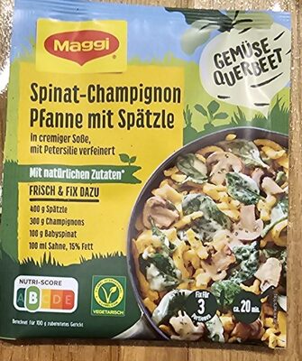 Spinat-Champignon Pfanne front packaging