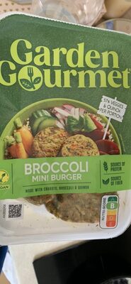 BROCCOLI MINI! BURGER front packaging