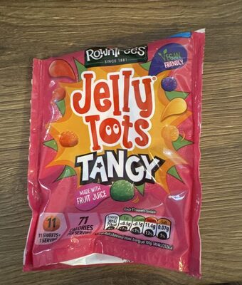 Jelly Tots Tangy front packaging