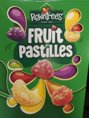 Rowntrees  FRUIT Pas front packaging