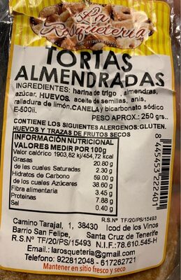 Tortas Almendradas