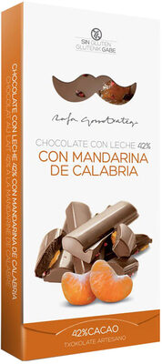 Chocolate con leche con mandarina de calabria