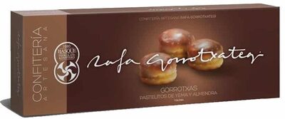 Pastelillos almendras y yema Rafa gorrotxas