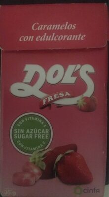 Caramelos con edulcorante de fresa