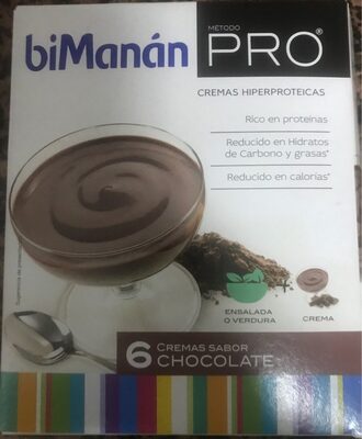 Cremas hiperproteicas front packaging