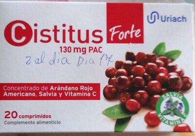 Cistitus forte front packaging