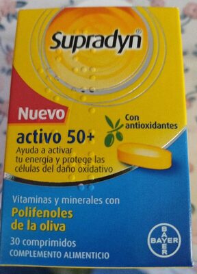 Supradyn activo 50+ front packaging
