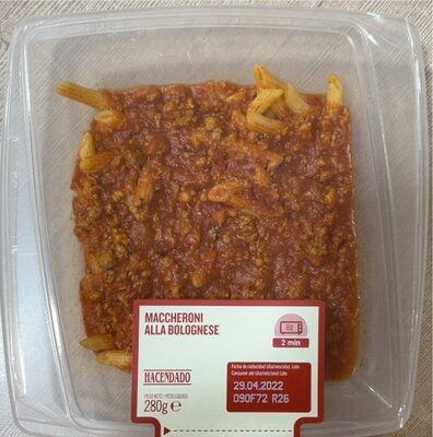 Macarrones a la bolognesa