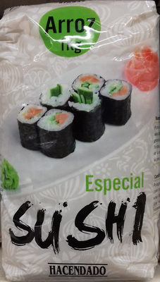 Arroz especial sushi front packaging