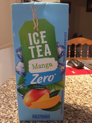 Ice tea mango front packaging