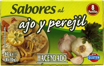 Sabores al ajo y perejil