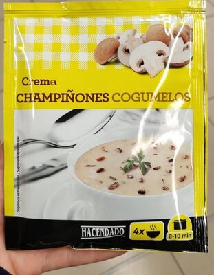 crema champiñones cogumelos