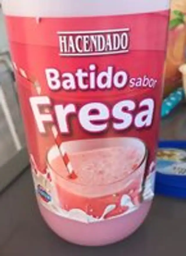 Batido sabor fresa