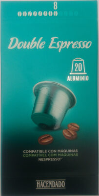 Cápsulas de café doble espresso