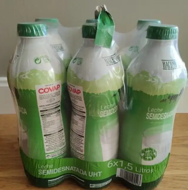 Leche semi desnatada