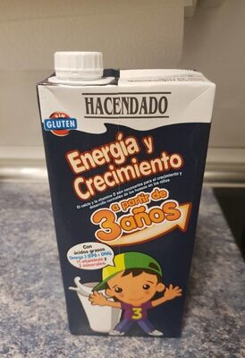 Leche Energía y Crecimiento a partir de 3 años