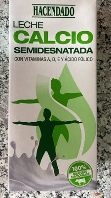 Leche Calcio Semidesnatada front packaging