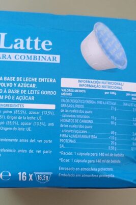 Latte para combina