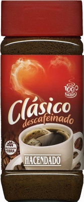 Café clásico descafeinado front packaging