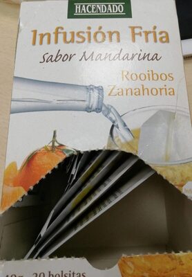 Infusion fria sabor mandarina