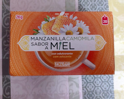 Manzanilla sabor a miel con edulcorante