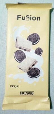 Chocolate blanco fussion galletas al cacao