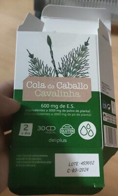 Cola de caballo front packaging