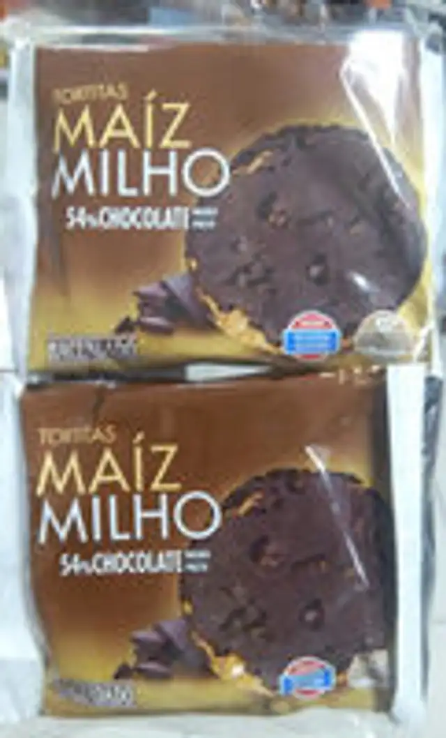 Tortitas Maíz Milho Chocolate Negro