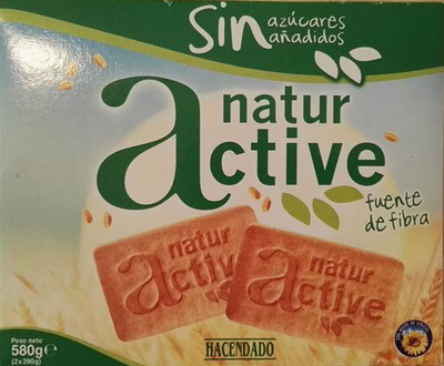 Natur active front packaging