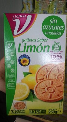 Galletas sabor limón 0%