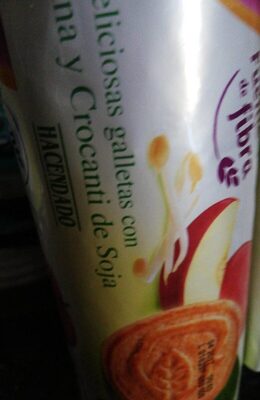 Galletas, Manzana y Crocanti De Soja