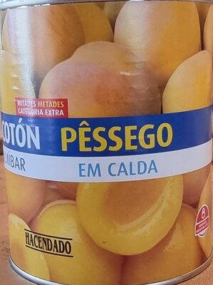 Melocoton en almíbar