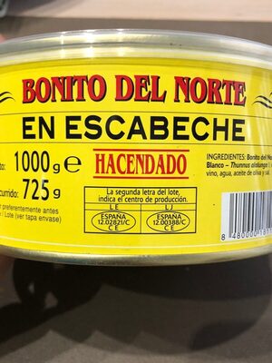 Bonito del norte en escabeche