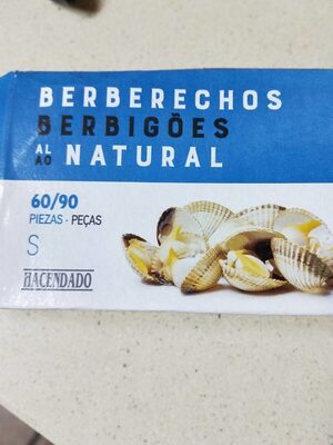 Berberechos al natural
