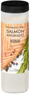 Preparado para salmón ahumado