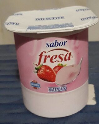 Yogur sabor fresa