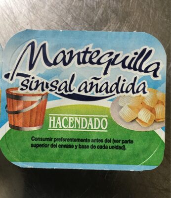 Mantequilla Sin Sal Añadida