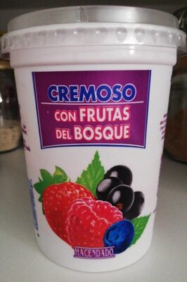 Leche Fermentada Con Frutas Del Bosque