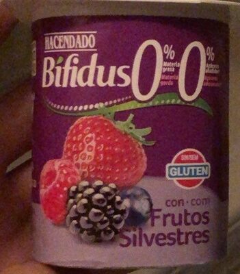Bífidus 0% con frutos silvestres front packaging