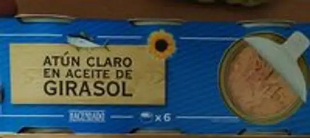 Atún claro en aceite de girasol