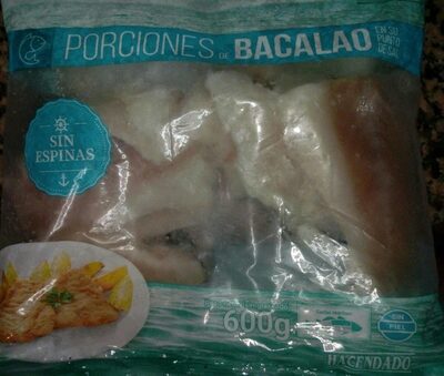 Porciones de bacalao