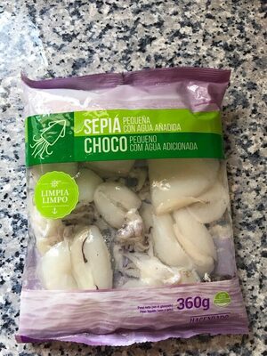 Sepia pequeña con agua añadida