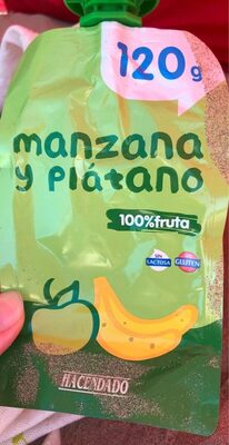 Manzana y plátano