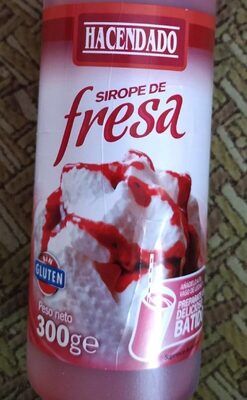 Sirope de fresa