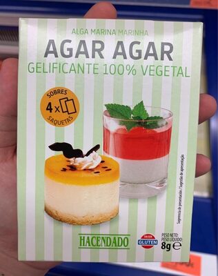 Agar Agar gelificante 100% vegetal