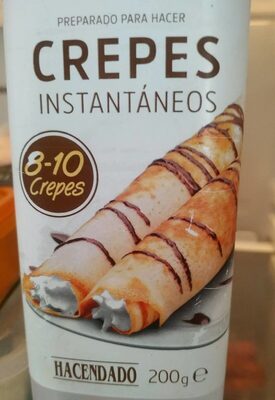 Preparado para hacer crepes instantáneos