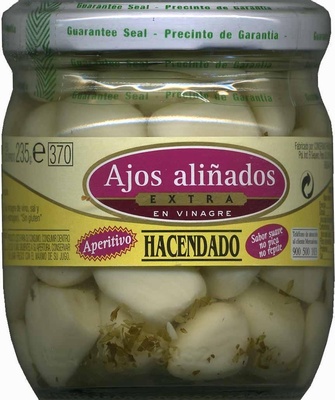 Ajos aliñados